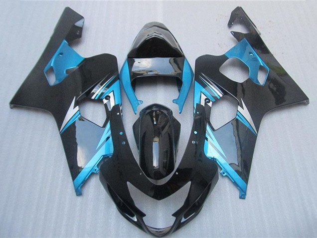Suzuki GSXR 600/750 Motorrad Verkleidung 2004-2005 - Blau Weiss Schwarz