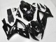 Suzuki GSXR 600/750 Motorrad Verkleidung 2006-2007 - Glanzendes Schwarz