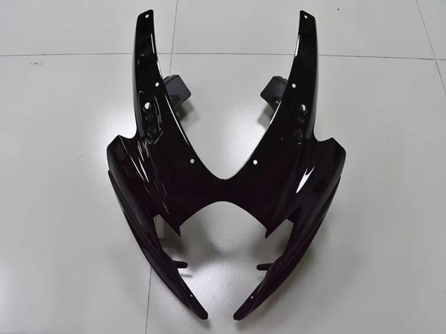 Suzuki GSXR 600/750 Motorrad Verkleidung 2006-2007 - Glanzendes Schwarz