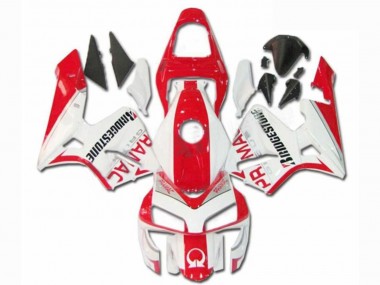 Honda CBR600RR Motorrad Verkleidung 2003-2004 - Weiss Rot Pramac Bridgestone