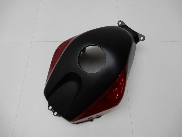 Honda CBR600RR Motorrad Verkleidung 2003-2004 - Rot Matt Schwarz Streifen