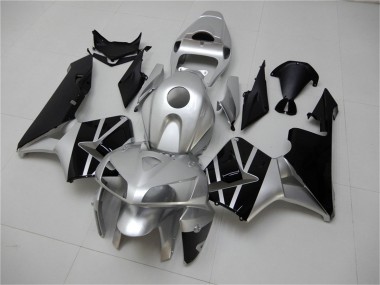Honda CBR600RR Motorrad Verkleidung 2005-2006 - Silber Schwarz