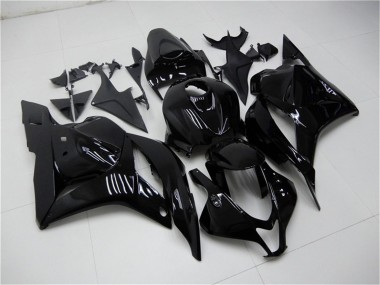 Honda CBR600RR Motorrad Verkleidung Kit 2009-2012 - Glanzendes Schwarz