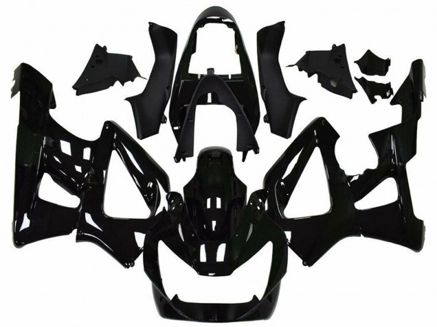 Honda CBR900RR 929RR Motorrad Verkleidung 2000-2001 - Glanzendes Schwarz
