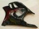 Honda CBR600 F3 Motorrad Verkleidung 1995-1996 - Glanzendes Schwarz Rot Flamme