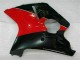 Honda CBR1100XX Blackbird Motorrad Verkleidung 1996-2007 - Rot Glanzendes Schwarz