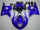 Yamaha YZF R6 Motorrad Verkleidung 2003-2004 - Blau Weiss