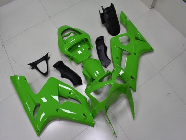 Kawasaki ZX6R Motorrad Verkleidung 2003-2004 - Grun