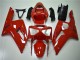 Kawasaki ZX6R Motorrad Verkleidung Kit 2003-2004 - Rot