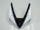 Kawasaki ZX6R Motorrad Verkleidung 2005-2006 - Weiss Glanzendes Schwarz