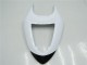 Kawasaki ZX6R Motorrad Verkleidung 2005-2006 - Weiss Glanzendes Schwarz
