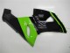 Kawasaki ZX6R Motorrad Verkleidung 2005-2006 - Grun Glanzendes Schwarz