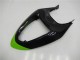 Kawasaki ZX6R Motorrad Verkleidung 2005-2006 - Grun Glanzendes Schwarz