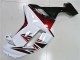 Kawasaki ZX6R Motorrad Verkleidung 2007-2008 - Weiss Schwarz Rot