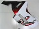 Kawasaki ZX6R Motorrad Verkleidung 2007-2008 - Weiss Schwarz Rot