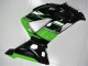 Kawasaki ZX6R Motorrad Verkleidung 2013-2018 - Grun Glanzendes Schwarz