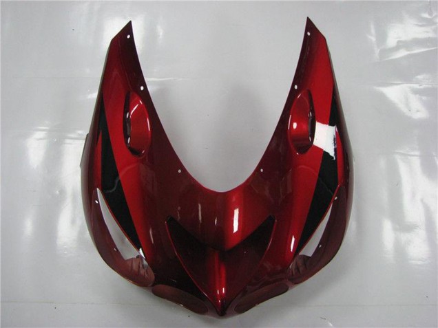 Kawasaki ZX14R ZZR1400 Motorrad Verkleidung 2006-2011 - Rot Schwarz