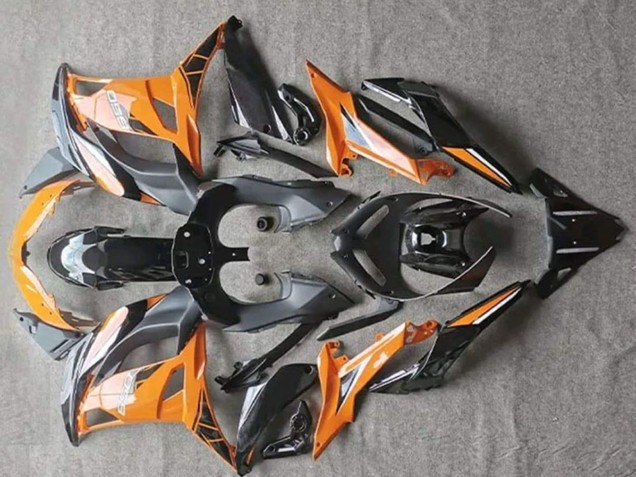 Kawasaki EX650 Motorrad Verkleidung 2017-2019 - Orange Schwarz