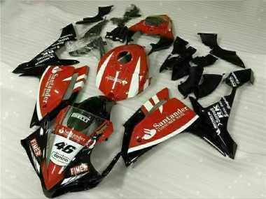 Yamaha YZF R1 Motorrad Verkleidung 2007-2008 - Rot Weiss Schwarz Fimer Santunder 46