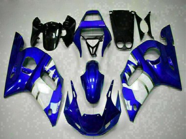 Yamaha YZF R6 Motorrad Verkleidung 1998-2002 - Blau Weiss