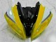 Yamaha YZF R6 Motorrad Verkleidung 2008-2016 - Gelb Weiss Glanzendes Schwarz