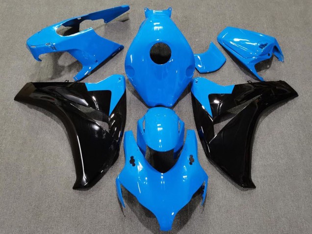 Honda CBR1000RR Motorrad Verkleidung 2008-2011 - Babyblau Glanzendes Schwarz