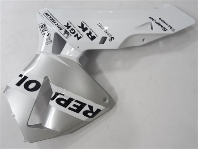 Honda CBR600RR Motorrad Verkleidung 2003-2004 - Weiss Silber Schwarz Repsol