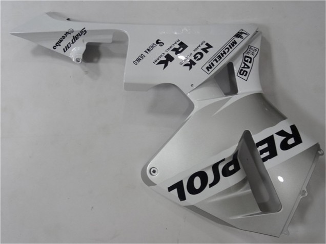 Honda CBR600RR Motorrad Verkleidung 2003-2004 - Weiss Silber Schwarz Repsol