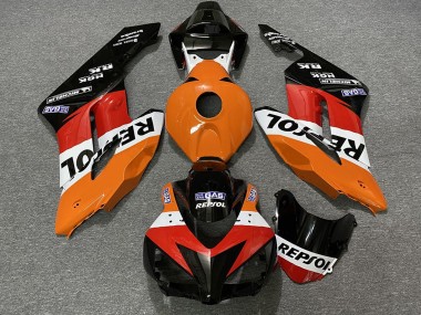 Honda CBR1000RR Abs Verkleidungen 2004-2005 - Orange Weiss Rot Glanzendes Schwarz Repsol