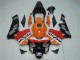Honda CBR600RR Motorrad Verkleidung Kit 2003-2004 - Orange Weiss Rot Glanzendes Schwarz Repsol