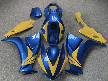 Honda CBR1000RR Motorrad Verkleidung 2012-2016 - Blau Gelb