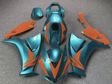 Honda CBR1000RR Motorrad Verkleidung 2012-2016 - Cyan Blau Orange