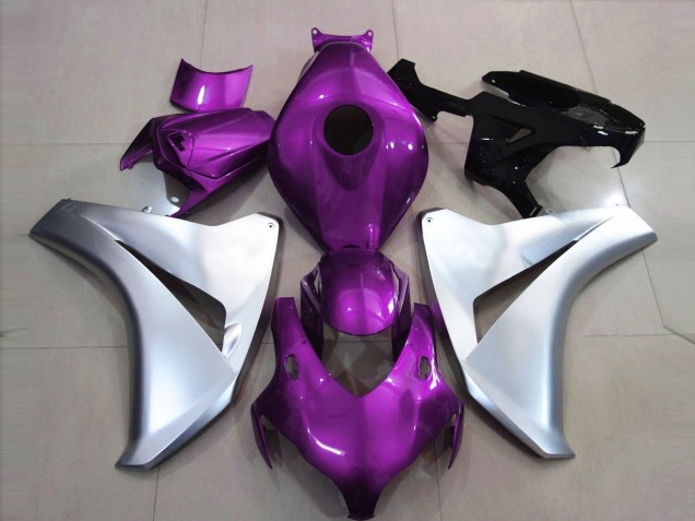 Honda CBR1000RR Motorrad Verkleidung 2008-2011 - Silber Lila