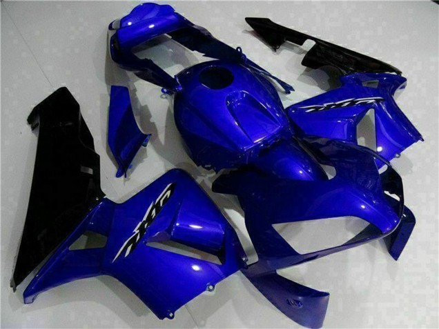 Honda CBR600RR Motorrad Verkleidung Kit 2003-2004 - Blau Glanzendes Schwarz