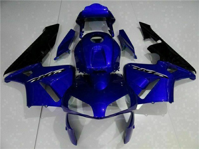 Honda CBR600RR Motorrad Verkleidung Kit 2003-2004 - Blau Glanzendes Schwarz