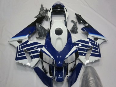 Honda CBR600RR Motorrad Verkleidung 2003-2004 - Weiss Blau