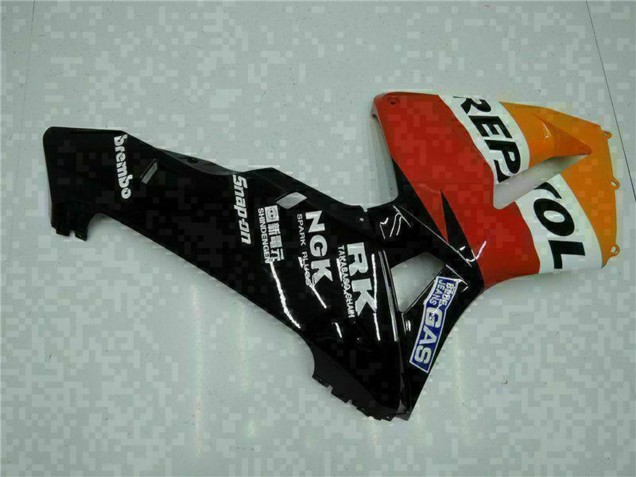 Honda CBR600RR Motorrad Verkleidung 2005-2006 - Orange Weiss Rot Schwarz Repsol