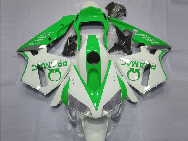 Honda CBR600RR Motorrad Verkleidung 2003-2004 - Weiss Grun Pramac