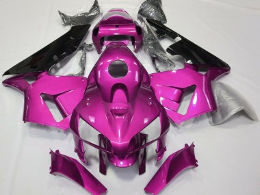 Honda CBR600RR Motorrad Verkleidung 2005-2006 - Rosa Schwarz CBR Stil