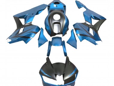 Honda CBR600RR Motorrad Verkleidung 2013-2023 - Hellblau Matt Schwarz