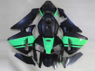 Honda CBR600RR Motorrad Verkleidung 2005-2006 - Matt Schwarz Special Grun