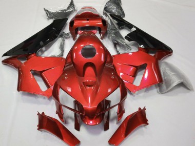 Honda CBR600RR Motorrad Verkleidung 2005-2006 - Rot Schwarz CBR Stil
