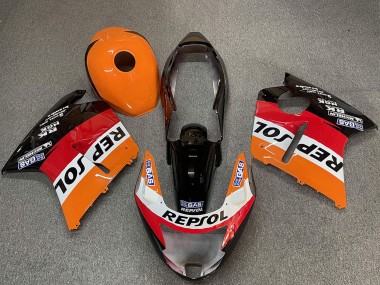 Honda CBR1100XX Blackbird Motorrad Verkleidung 1996-2007 - Orange Weiss Rot Glanzendes Schwarz Repsol