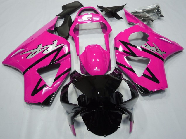 Honda CBR954RR Motorrad Verkleidung 2002-2003 - Rosa Glanzendes Schwarz