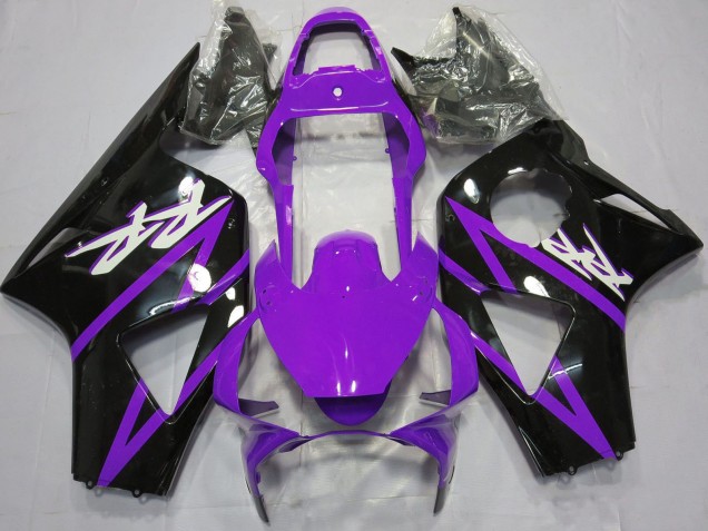 Honda CBR954RR Motorrad Verkleidung 2002-2003 - Lila Glanzendes Schwarz