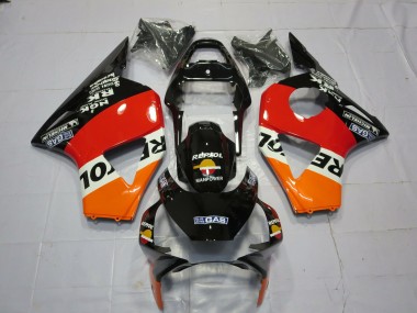 Honda CBR954RR Motorrad Verkleidung 2002-2003 - Orange Weiss Rot Schwarz Repsol