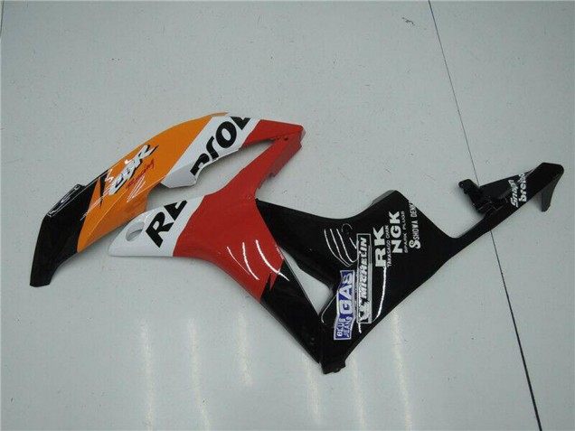 Honda CBR600RR Motorrad Verkleidung 2007-2008 - Orange Weiss Rot Glanzendes Schwarz Repsol