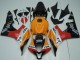 Honda CBR600RR Motorrad Verkleidung 2007-2008 - Orange Weiss Rot Glanzendes Schwarz Repsol