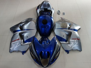 Suzuki GSXR 1300 Motorrad Verkleidung 1996-2007 - Dunkel Blau Silber