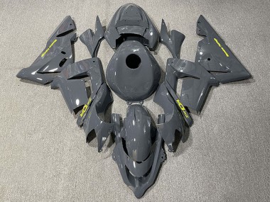 Kawasaki ZX10R Motorrad Verkleidung 2004-2005 - Dunkel Grau mit Logo